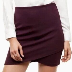 Aritzia Talula Maroon Bodycon Stretch Skirt - Size Medium, EUC